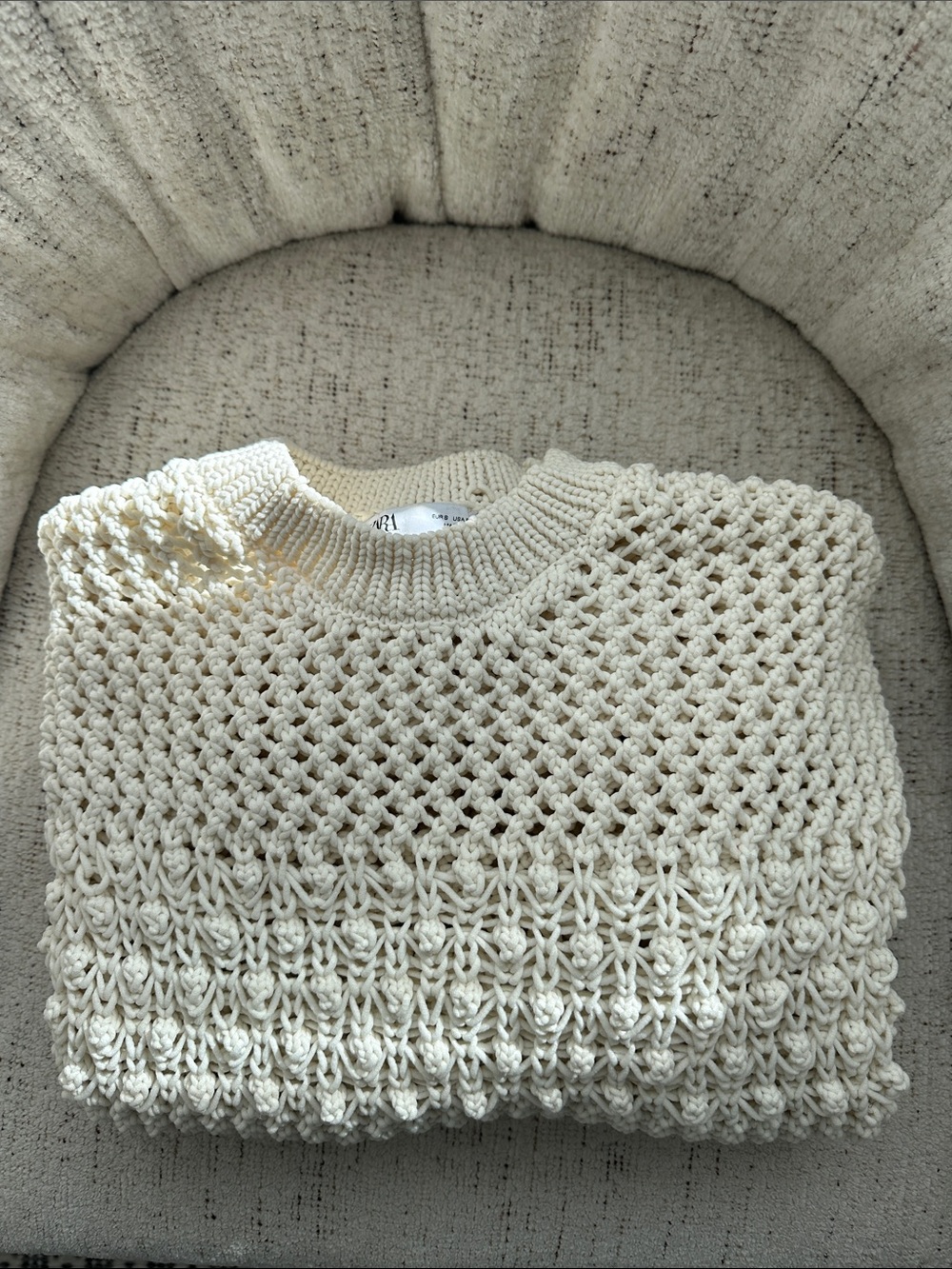 Zara Open Knit Sweater